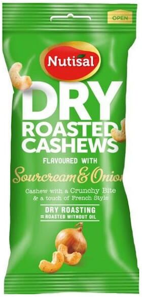 NÃ¶tter Cashew sour cream &amp; onion, 60g