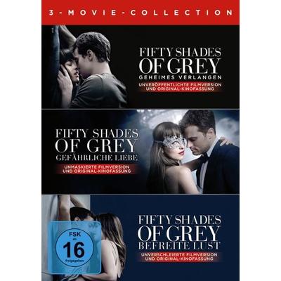 Fifty Shades of Grey - 3-Movie Collection [3 DVDs], DVD