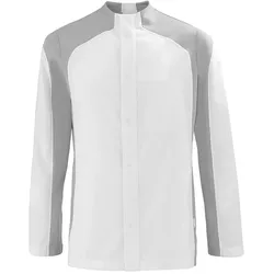 Kochjacke "FRENESIE" - M - weiß/grau