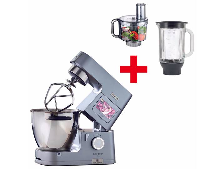 Kenwood CookingChef KCL95.424SI Küchenmaschinen-Set – grau