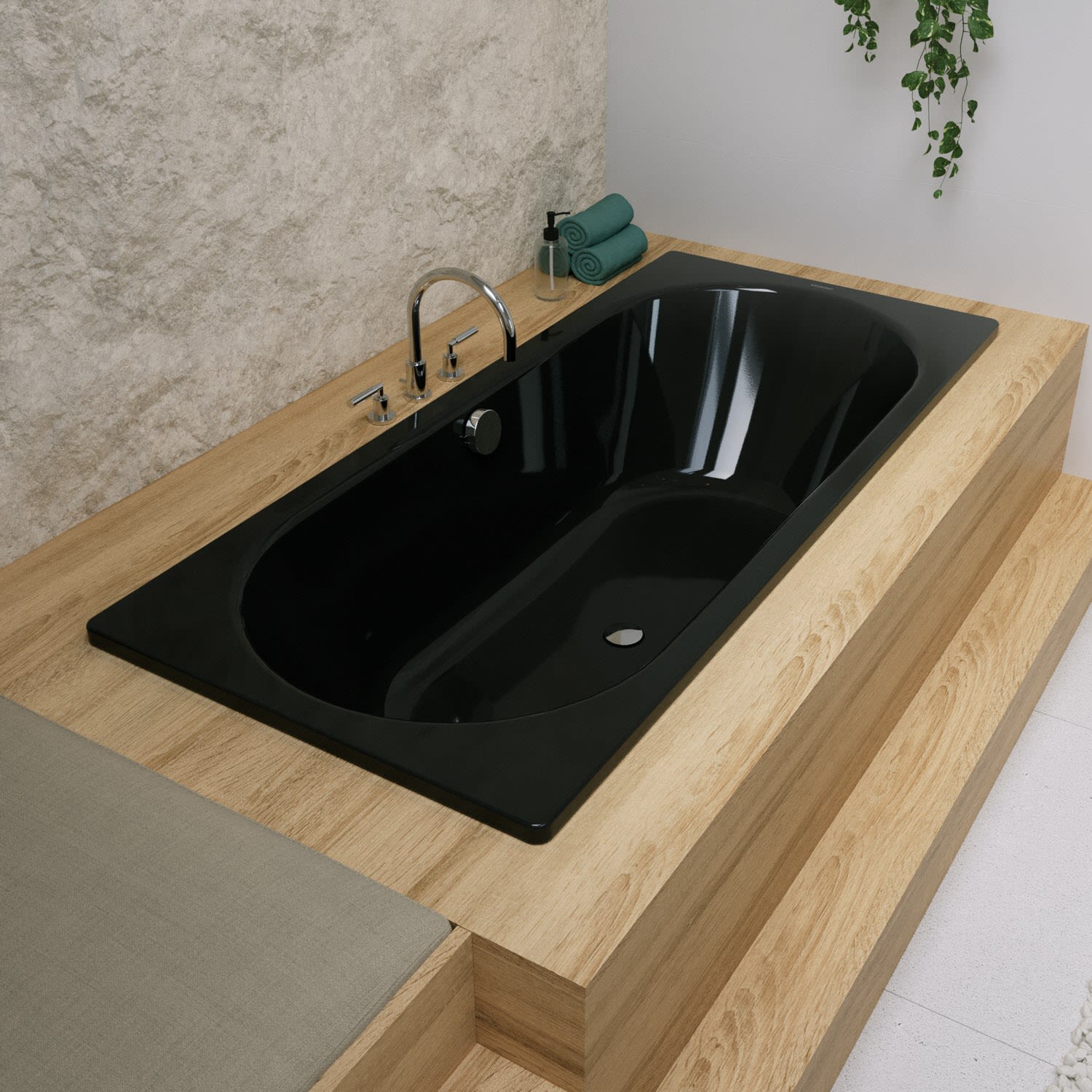 Kaldewei CLASSIC DUO Mod. 105 Badewanne 170 x 70 cm, mit Grifflöcher