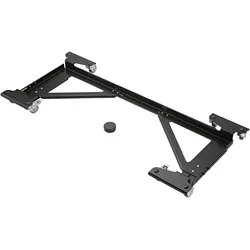K&M 18804 Rollschlitten für Digitalpianos (Stagepiano), Instrumentenständer + Halter, Schwarz
