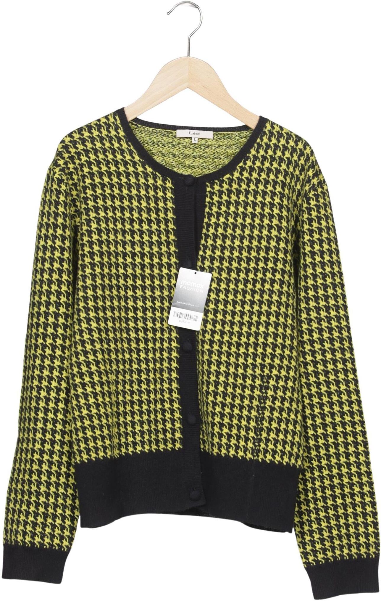 Erdem Damen Strickjacke, Mehrfarbig, Gr. L, Wolle / Kaschmir - Second Hand