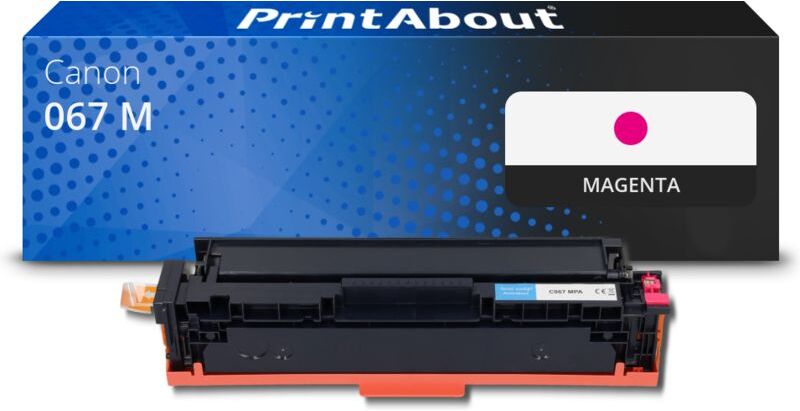 PrintAbout Toner compatible Canon 067 M - Magenta Magenta