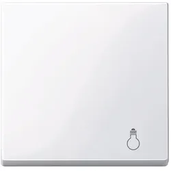 Merten Wippe mit Kennzeichnung Licht, System M (aktivweiß glänzend)