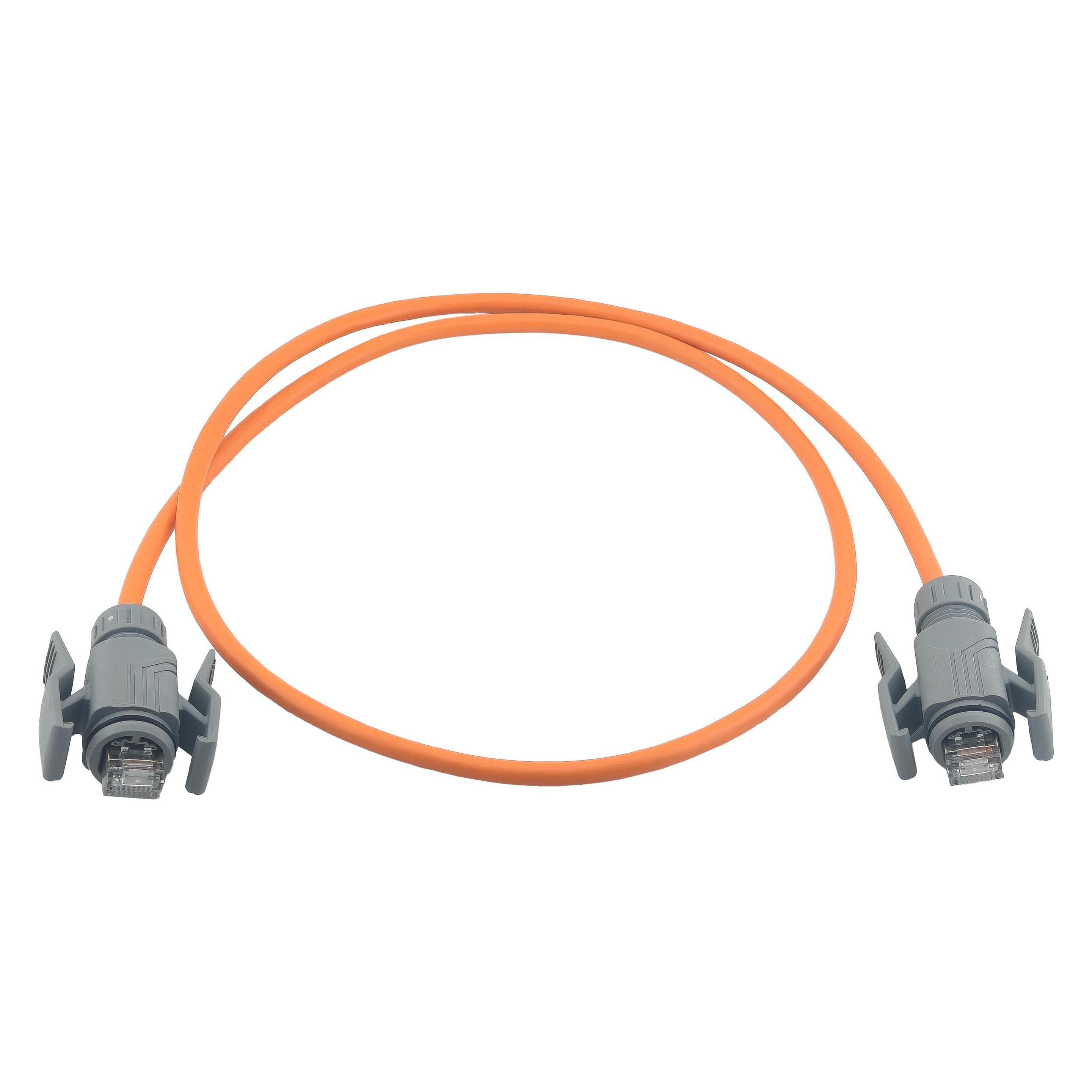 Wirewin Patchkabel Outdoor RJ-45 - RJ-45 Cat 6A, S/FTP, 5 m, Orange (S/FTP, CAT6a, 5 m) (PKW-I2-SF-K6A-PUR 5.0 OR)