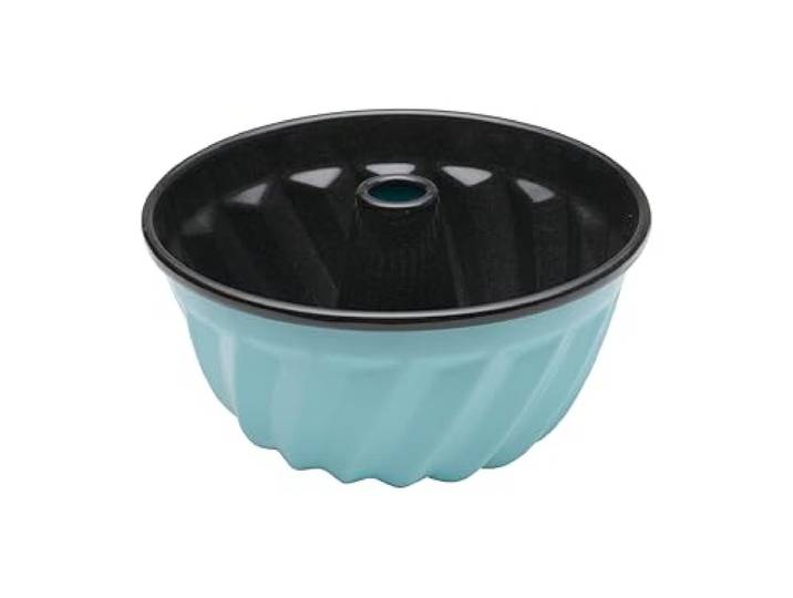 Riess, 0495-016, Gugelhupfform Ø 22cm, KRISTALLBLAU, Vol. (rec.): 2,0 Liter, Made in Österreich, LBH: 23,5x23,5x12,1cm, 0,628kg, Backform, Guglhupfform, Kuchenform, Induktionskocher kompatibel