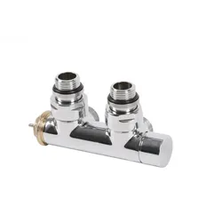 Terma Thermostat-Verbundeckventil 50mm CYLINDER GZ 1/2"-GZ 24-19 rechts, TGZTCR006, Chrom TGZTCR006