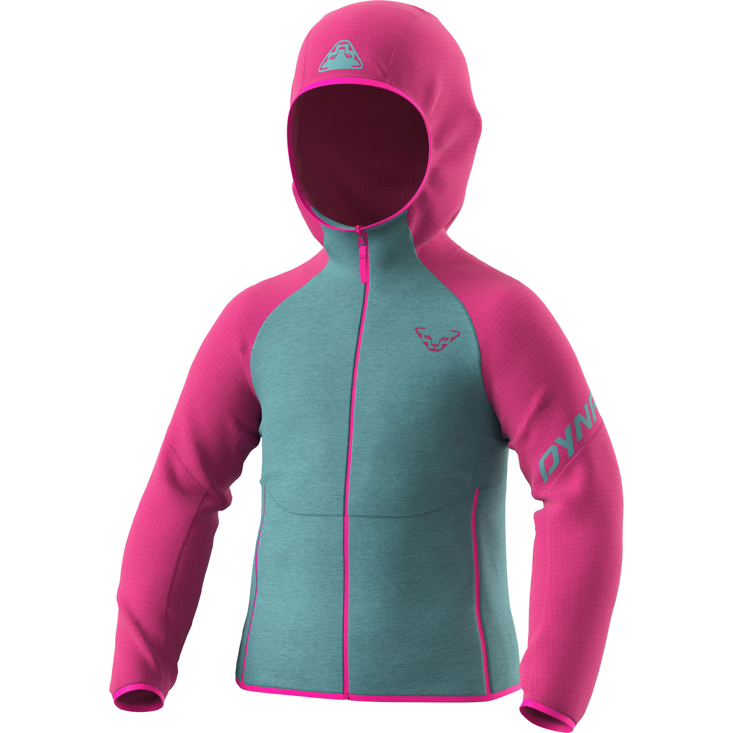 Dynafit Youngstar PTC Kinder Laufjacke pink Größe 152 Trekking Isolierend Polartec