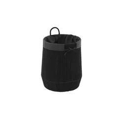 Wäschekorb   ¦ schwarz ¦ Baumwolle,Metall,Polyester ¦ Maße (cm): H: 50  Ø: 37.0