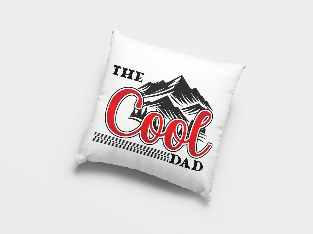 Sierkussen Het Coole Papa met Berglandschap voor Vaderdag