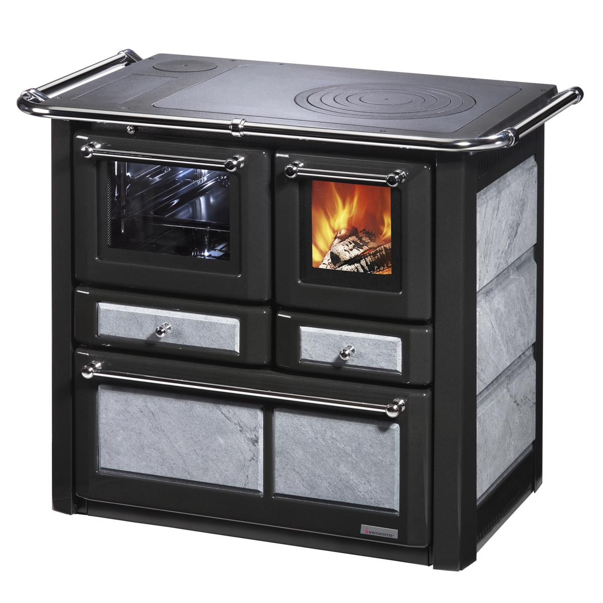 WAMSLERHAUSU Landhausherd WESTMINSTER K85F ,LINKS,NATURSTEIN, 6KW 16919417