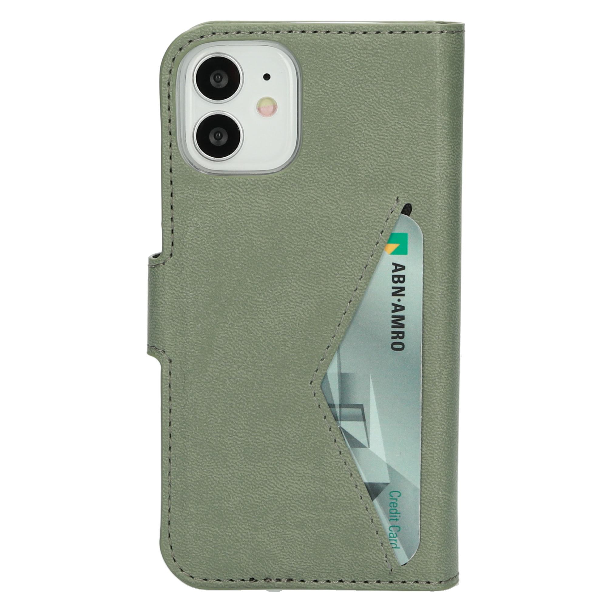 Mobiparts Classic Wallet Case Apple iPhone 12 Mini Stone Green (Apple iPhone 12 mini) (MP-108520)