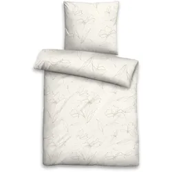Bettwäsche SATIN natur (LB 200x135 cm) - LB 200x135 cm