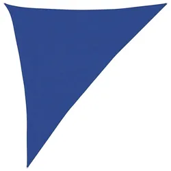 vidaXL Sonnensegel 160 g/m2 Dreieckig Blau 3x4x5 m HDPE