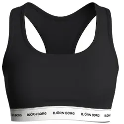 Björn Borg BH Logo Soft Top Schwarz Baumwolle X-Small Damen