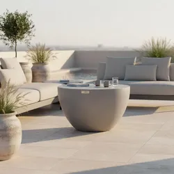 Loungetisch Chronos GF-Beton Hellgrau