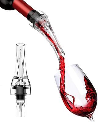 Inspire Daily Merch Wine Decanter With Aerator Wine Aerator Pourer Spout For Improved Flavor Attaches To Any Bottle Wine Decanter With Aerator Wine Aerator Pourer Spout For Improved Flavor Attaches To Any Bottle