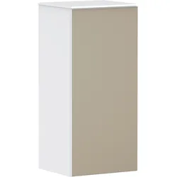 hansgrohe Xevolos E Halbhochschrank, Türanschlag rechts, 400x360x890mm, 54215390, Farbe: Korpus Mattweiß, Front Bronze Struktur