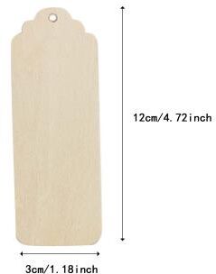 Uplift Picks Wooden Four Hole Weaving Loom Cards For Creative Handmade Yarn Projects 10 Pcs (a)