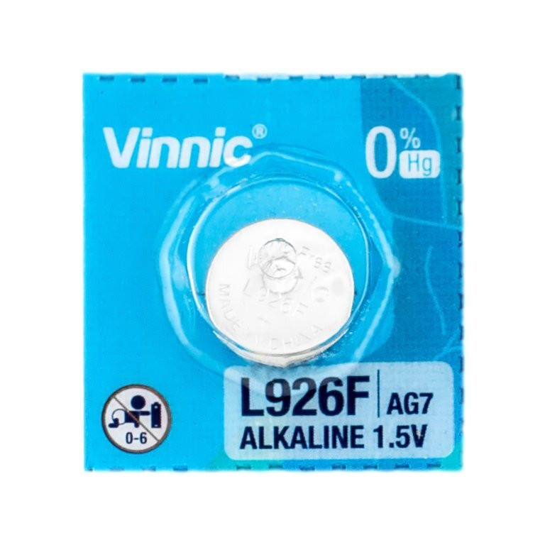 INNY 10 stuks alkaline knoopcelbatterijen AG7 SR927SW G7 LR57 LR927 SR57