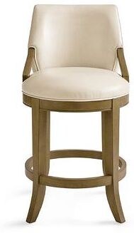 "Roland Swivel Bar & Counter Stool - Counter Height (26"" Seat), Harvest, Harvest/Marbled Bone/Counter Height - Grandin Road"