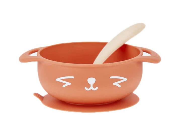 Babymoov TAST ISY Fox Silikon-Breischale + Löffel'