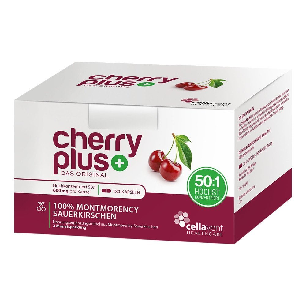 Cellavent Healthcare GmbH Cherryplus Montmorency Sauerkirschkapseln 11668592