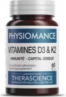 Physiomance Vitaminas D3 y K2 60comp