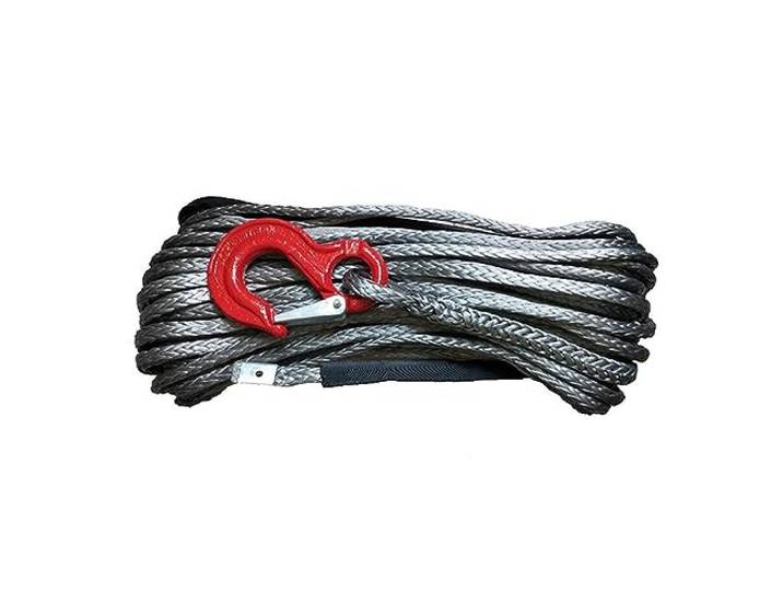 Windenseil, 10 mm x 30 m, synthetisches Windenseil/Leinen mit Haken for Allrad/Offroad/4x4