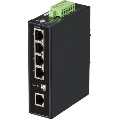 TRU COMPONENTS TC-9744164 Industrial Ethernet Switch 1+4 Port 10 / 100MBit/s