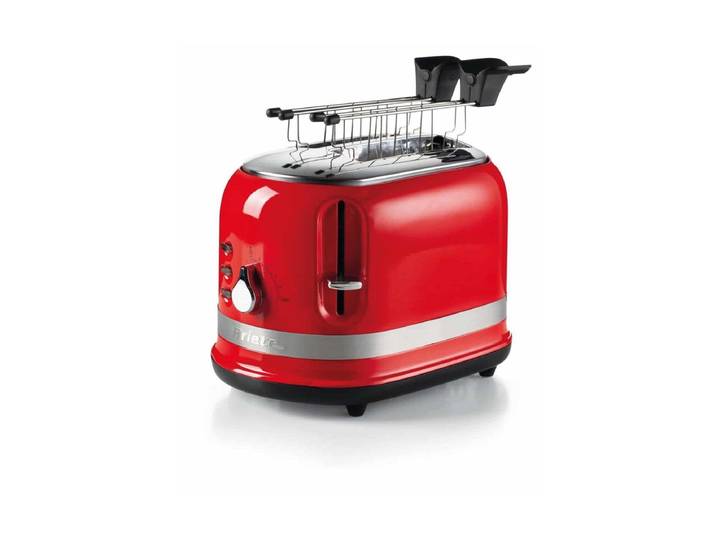 ARIETE Toaster Toaster Vintage ARI-149-MODERNA , rot, B:19cm H:21cm, Toaster, Toaster