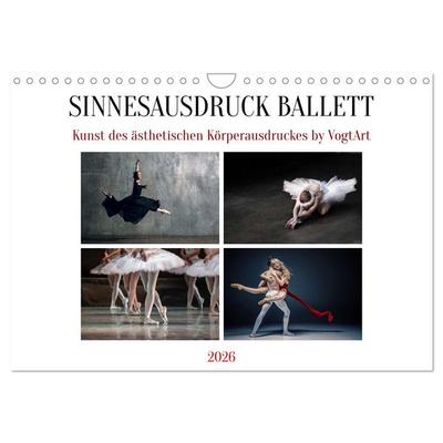 Sinneseindrücke Ballett (Wandkalender 2026 DIN A4 quer), CALVENDO Monatskalender