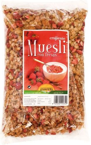 Granovita Muesli Crujiente con Fresas, 750 Gr 750 gr