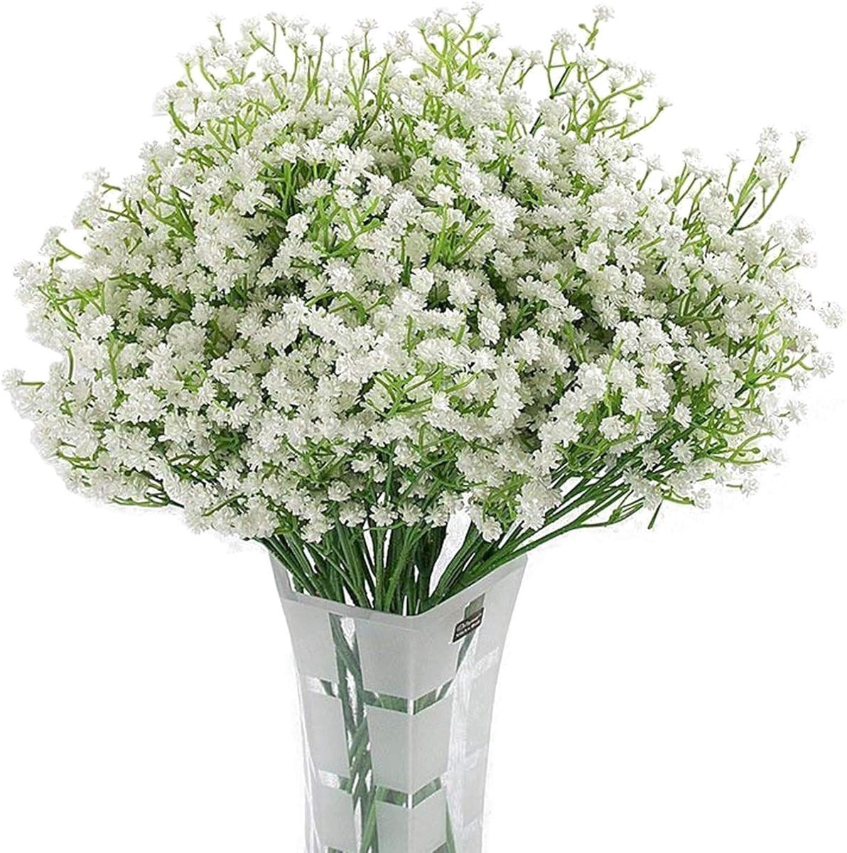 Kunst Gypsophila Bundels Wit - Realistische Nep Bloemen voor Bruiloft Decoratie - 51 cm