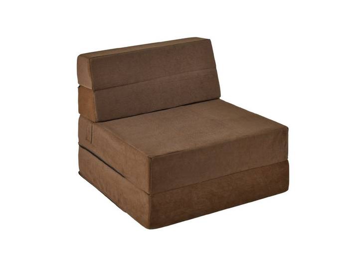 COSTWAY Schlafsofa, 3 in 1 Klappmatratze, mit abnehmbarem Bezug