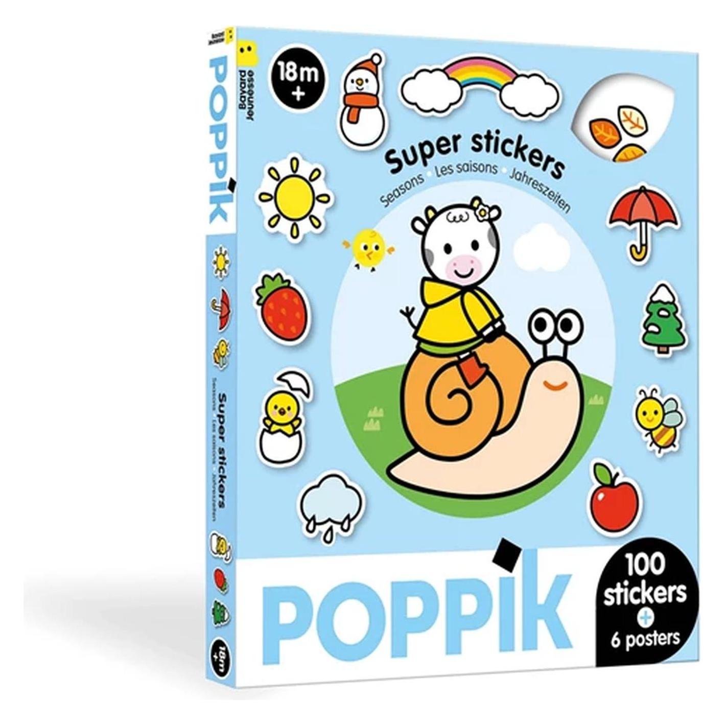 Poppik Sticker Box Jahreszeiten (100 Sticker) (BOX002)