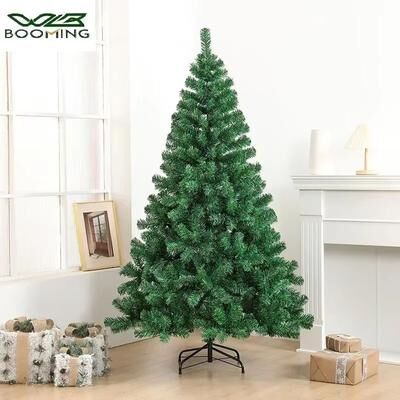 Inspired Finds PVC Large Artificial Christmas Tree Encrypted Green Simulation Tree For Indoor And Outdoor Holiday Decoration pvc Christmas Tree 70.87in