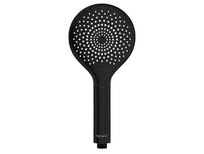 WENKO Duschkopf WATERSAVING Ø12cm Rund Handbrause Spa Feeling Regenstrahl Bad