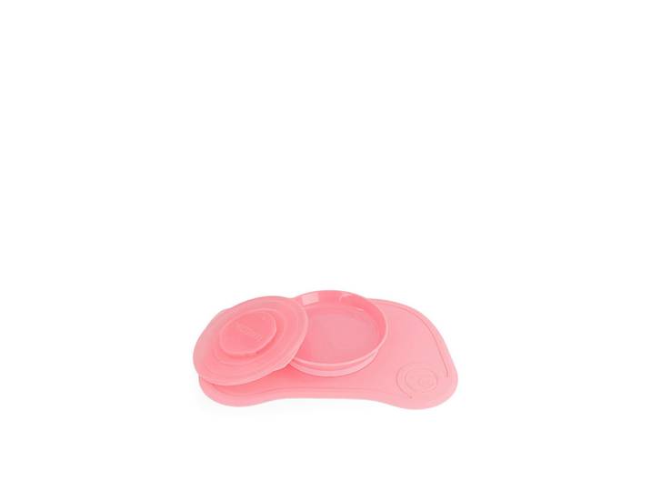 Twistshake Kindergeschirr, Pink, Kunststoff, 2-teilig, Uni, 33x5.5x21 cm, ISO 9001, bruchsicher, schadstofffrei, Füttern, Kindergeschirr & Kinderbesteck