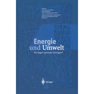 Energie und Umwelt, Taschenbuch von , Springer Berlin