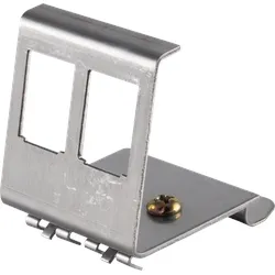 SHVP BS08-10022 - Keystone Halterung für Hutschiene, 2 Port, STP