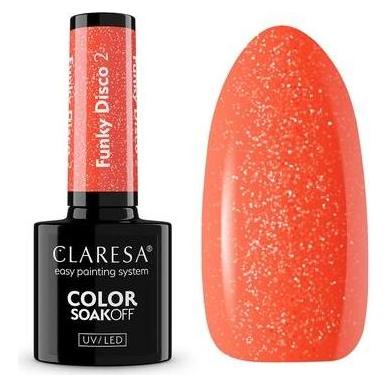 Claresa Soak Off Uv Led Funky Disco Hybrid Nagellack 2 5g (Funky Disco) (46963834)