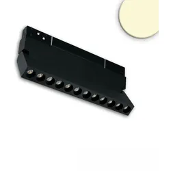 ISOLED LED Raster-Schienen-Strahler 22cm für NV-Schienensystem TRACK48, 48V DC, 12W 3000K 36°, CRI90, UGR<19, schwenkbar, schaltbar ISO-116104
