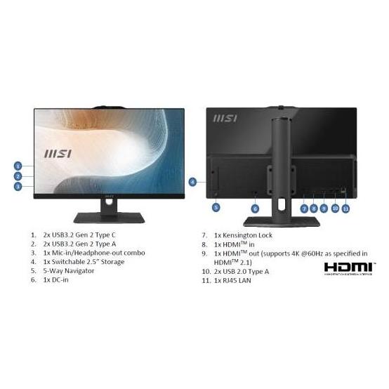 MSI MODERN AM242P 1M-2279EU (512 GB, 16 GB) (00-AE0721-2279)