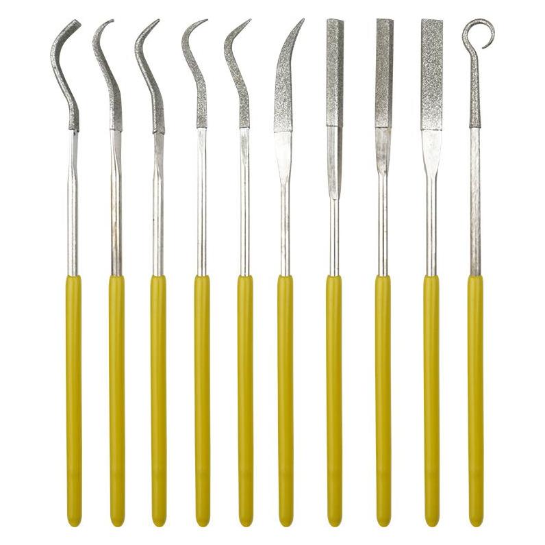Donau Diamantfeilen Gebogen 10 tlg. (140 mm) (0M52)
