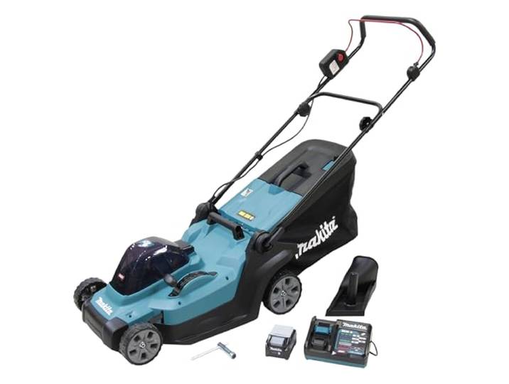 Makita Akku-Rasenmäher, 43 cm Schnittbreite, 50 L Grasfangkorb, 40V max. LM004GM102