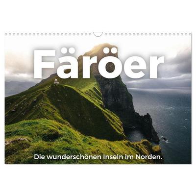 Färöer - Die wunderschönen Inseln im Norden. (Wandkalender 2026 DIN A3 quer), CALVENDO Monatskalender