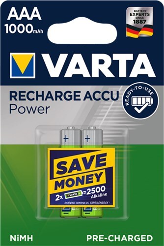 VARTA RECHARGE ACCU Power AAA 1000mAh Blister