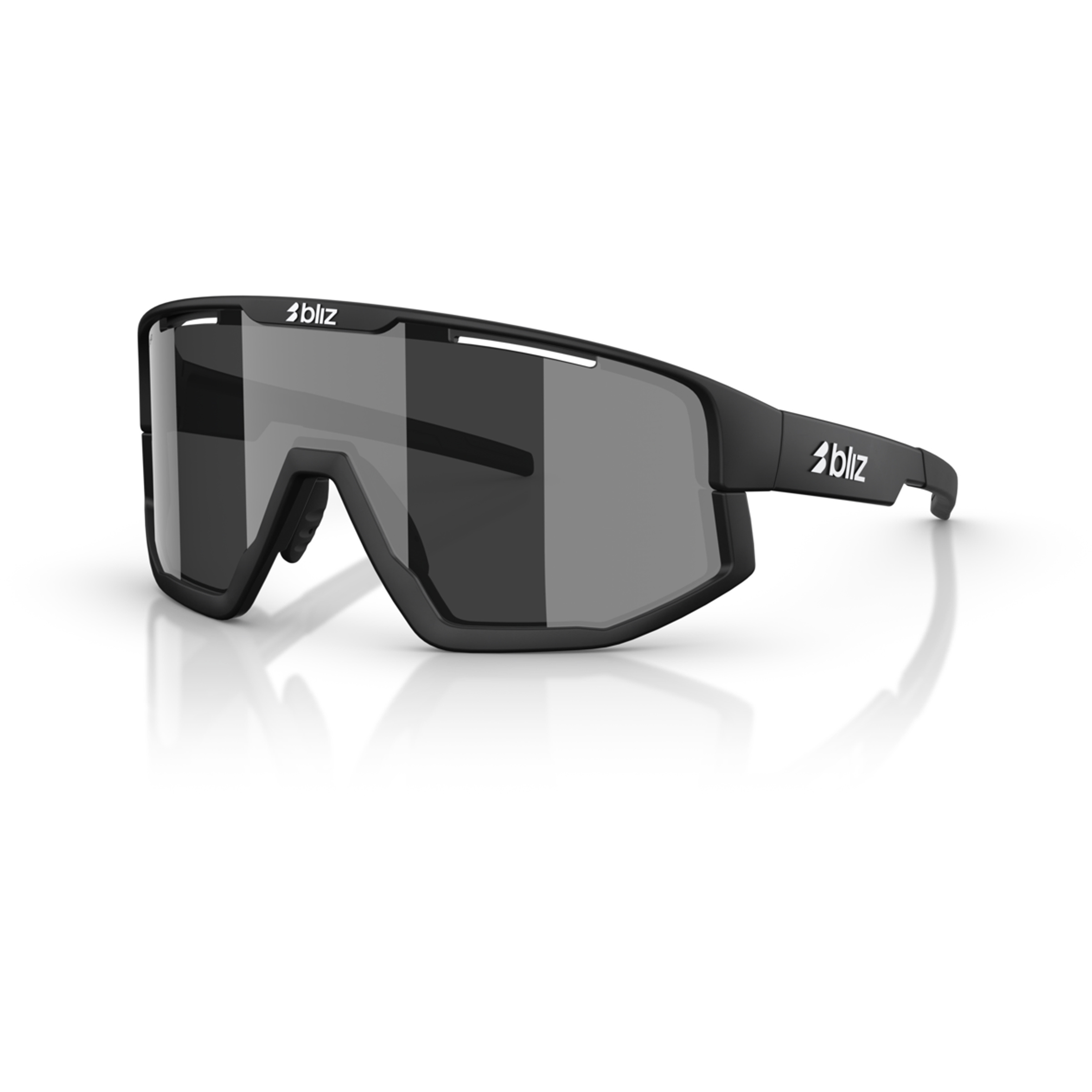 Bliz Fusion Nordic Light Sportbrille Sportbrillen & Sportsonnenbrillen black-smoke silver mirror Camping